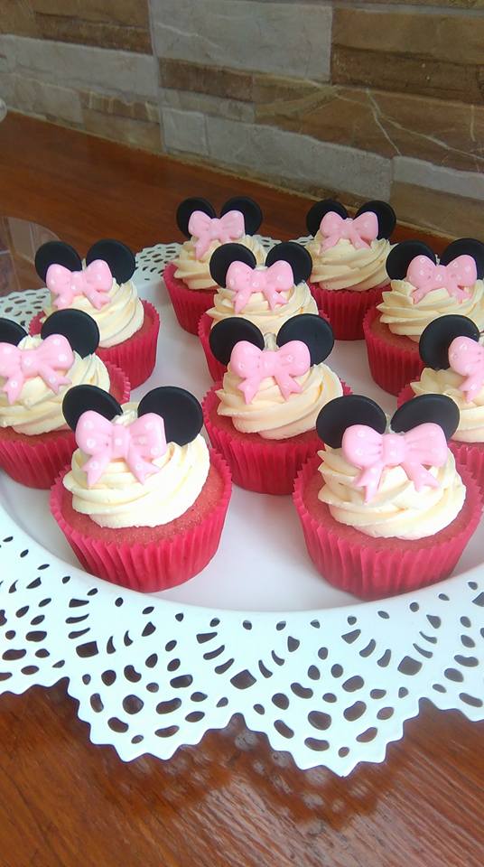 Cupcakes de Minnie.
